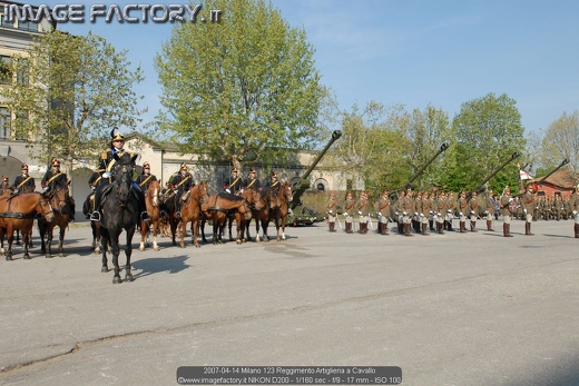 2007-04-14 Milano 123 Reggimento Artiglieria a Cavallo